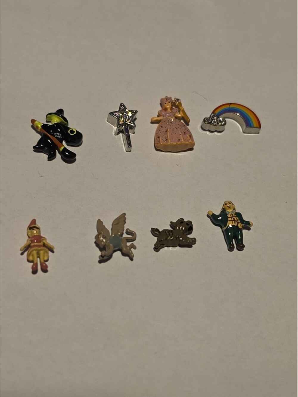 Origami Owl Wizard Of Oz 8 Pc Charm Lot Good Witch Bad Witch Toto